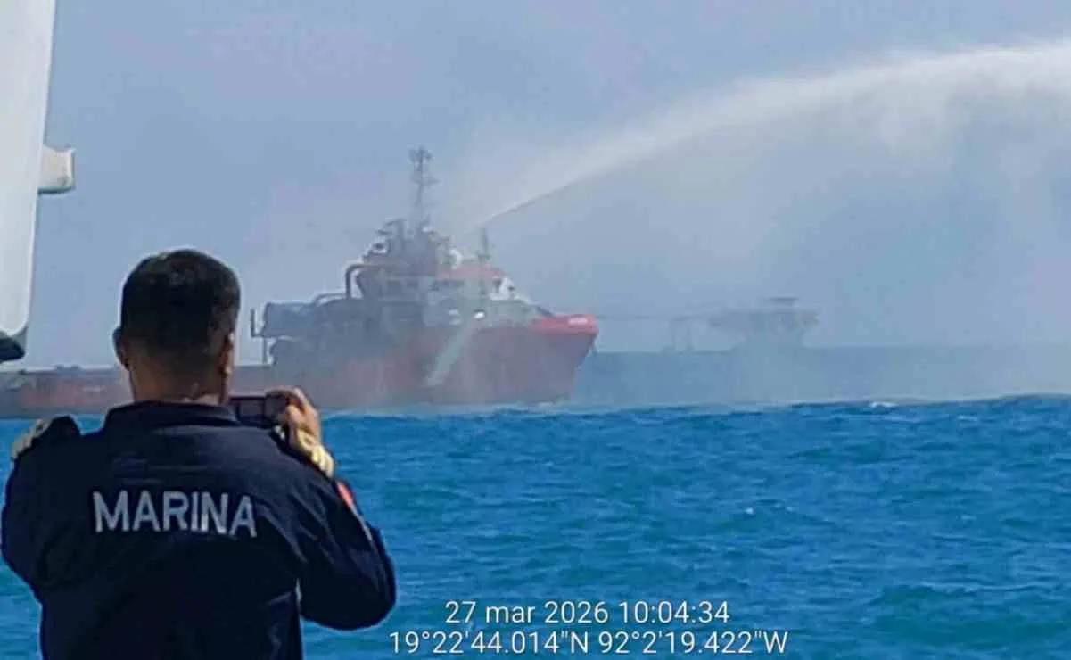 Avanza investigación por derrame en Golfo de México; inspeccionan 7 de 13 buques sospechosos