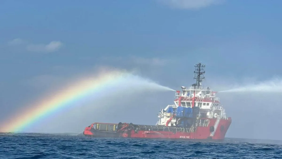 Derrame en Veracruz provino de barco privado, no de Pemex: Nahle