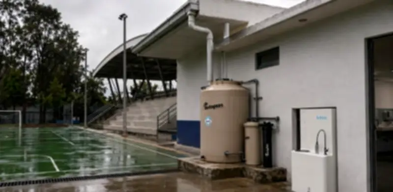Donarán sistemas de captación de lluvia en deportivos públicos de la CDMX