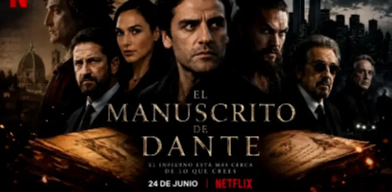 El manuscrito de Dante: Thriller con Oscar Isaac y Gerard Butler arrasa en Netflix
