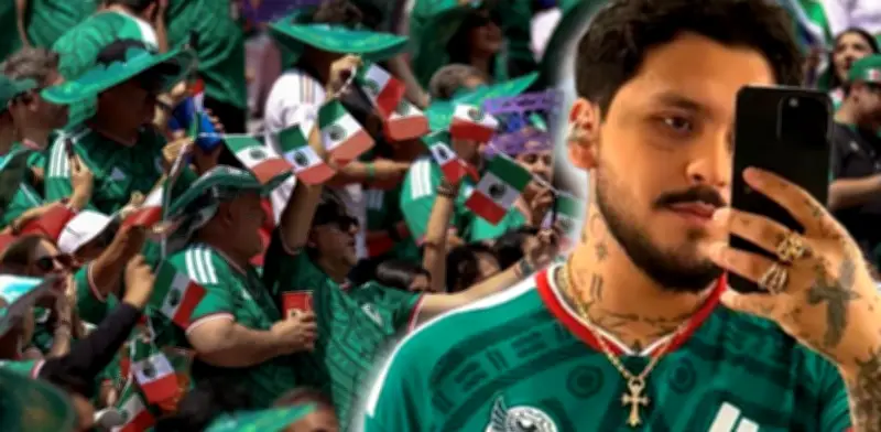 Estadio retumba con 'Adiós Amor' de Nodal en México vs Sudáfrica