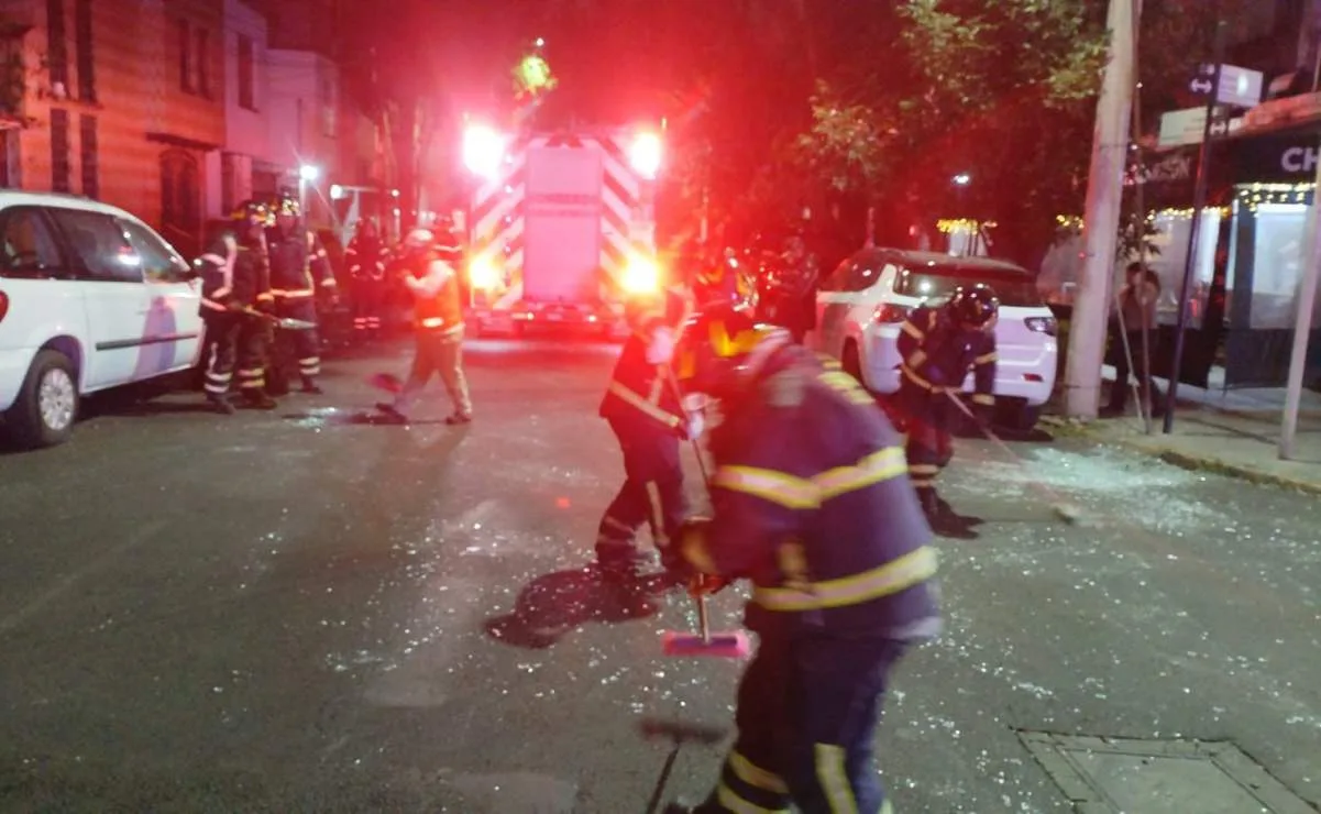 Explosión por acumulación de gas en la Narvarte deja 4 lesionados y 40 evacuados