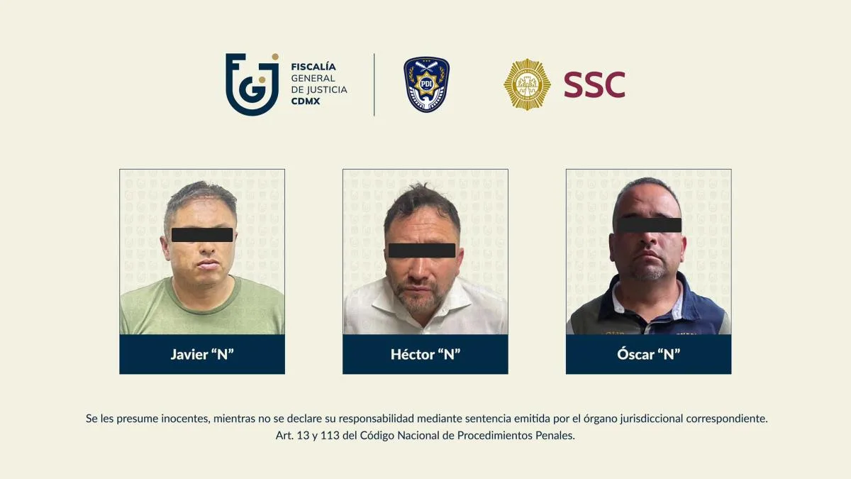 Vinculan a proceso a falsos policías por robo agravado de auto en CDMX