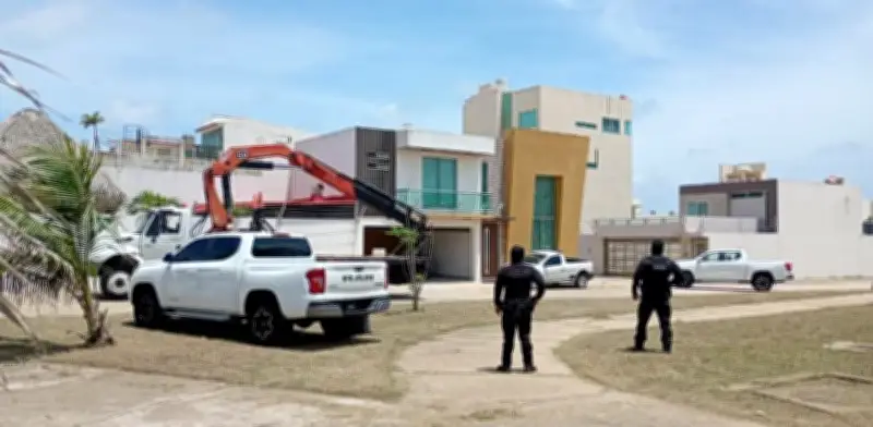 FGR halla restos humanos en fraccionamiento exclusivo de Coatzacoalcos