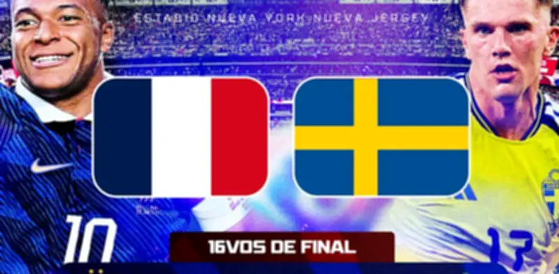Francia vs Suecia EN VIVO: 16avos de Final del Mundial 2026