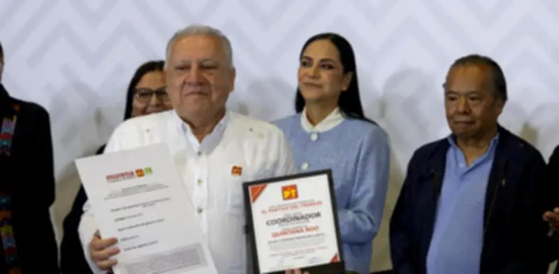 Fundador de Morena en QRoo, Rafael Marín Mollinedo, se registra para coordinar defensa de la 4T