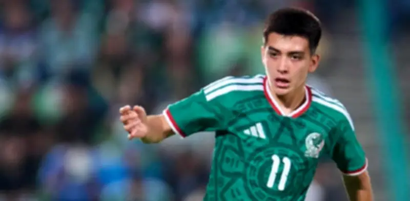 Gil Mora, de 17 años, el jugador más joven en la historia del Tri en Mundiales