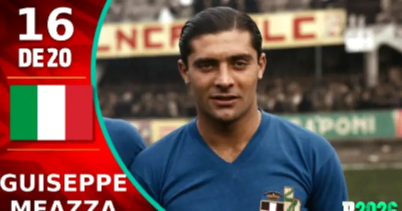 Giuseppe Meazza: el 'Artista del Fútbol' que conquistó dos Mundiales con Italia