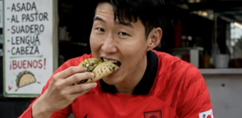 Heung-min Son causa revuelo comiendo tacos al pastor en Guadalajara previo al Mundial 2026