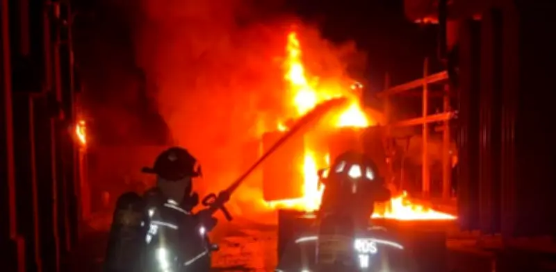 Incendio en subestación de CFE en Cancún deja 10 mil usuarios sin luz
