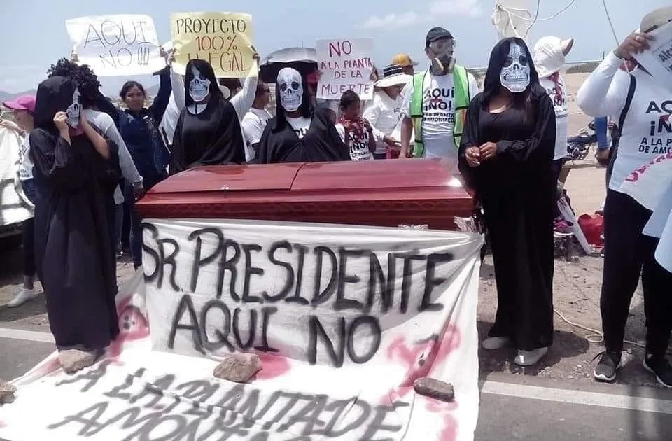 Indígenas y pescadores de Sinaloa se oponen a planta de metanol de EU