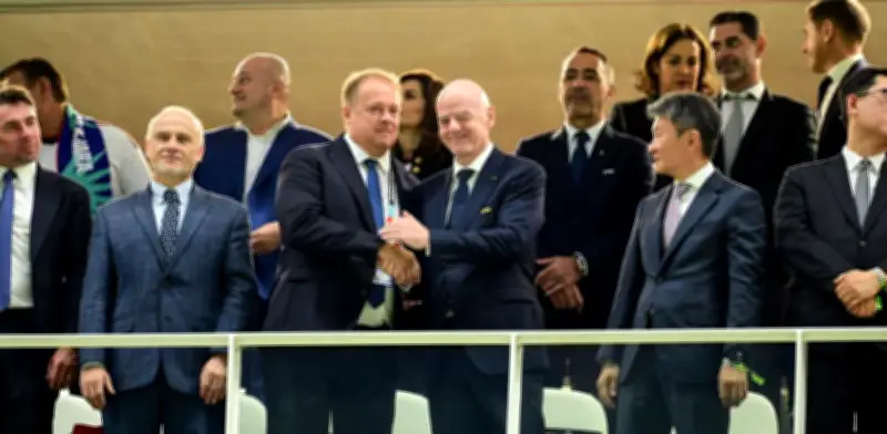 Infantino es recibido como rey en Guadalajara previo al Corea del Sur vs Chequia