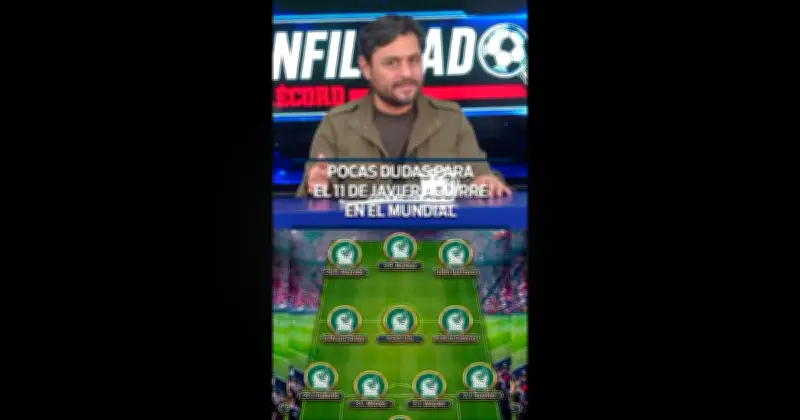 Infiltrados analizan el posible XI de México ante Sudáfrica