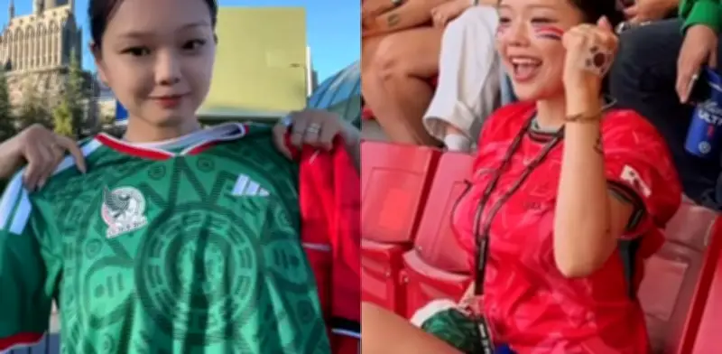 Influencer coreana vuelve al Estadio Guadalajara tras ser víctima de racismo