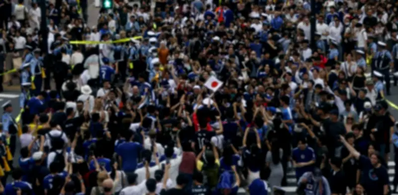 Japón golea a Túnez y celebra con orden en Shibuya: lección de civismo