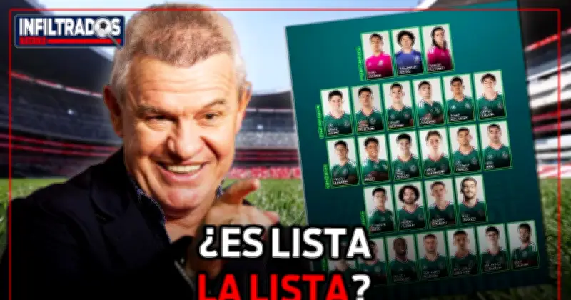 Javier Aguirre define su lista ideal de 26 jugadores para el Mundial 2026