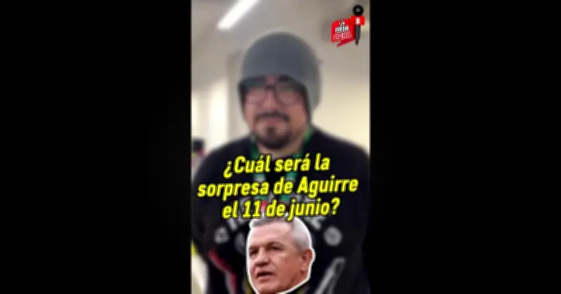 Javier Aguirre prepara sorpresa para el 11 de junio ante Sudáfrica