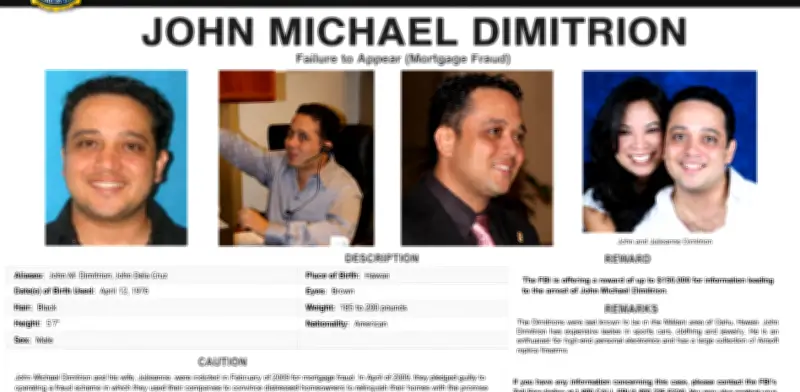 John Michael Dimitrion: el estafador hipotecario que huyó antes de su sentencia