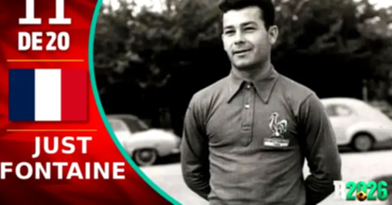 Just Fontaine: el goleador insuperable de los Mundiales con 13 goles