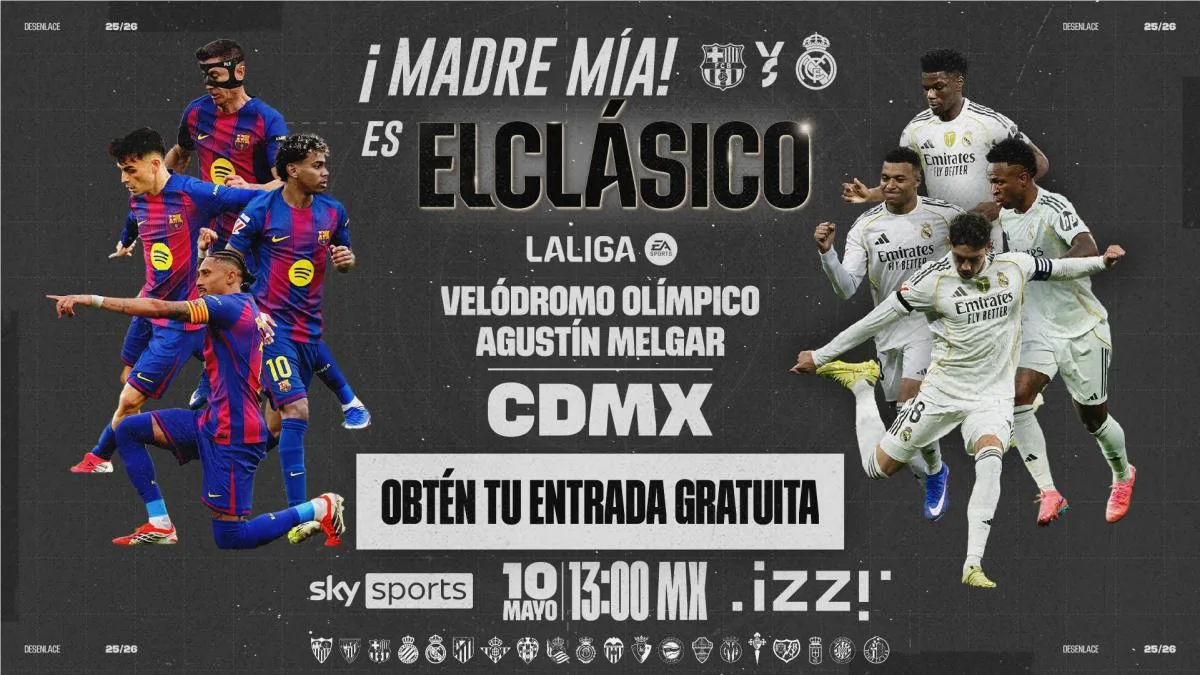 LaLiga Fan Fest en CDMX: Clásico Barcelona vs Real Madrid se verá en pantalla gigante