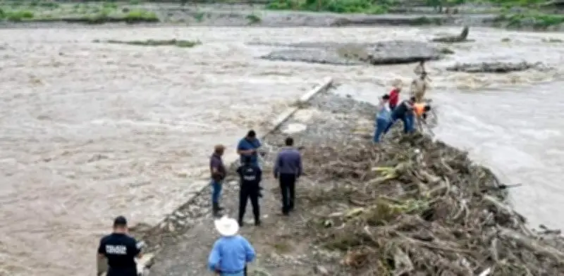 Lluvias en Veracruz afectan a 48 municipios; autoridades en alerta