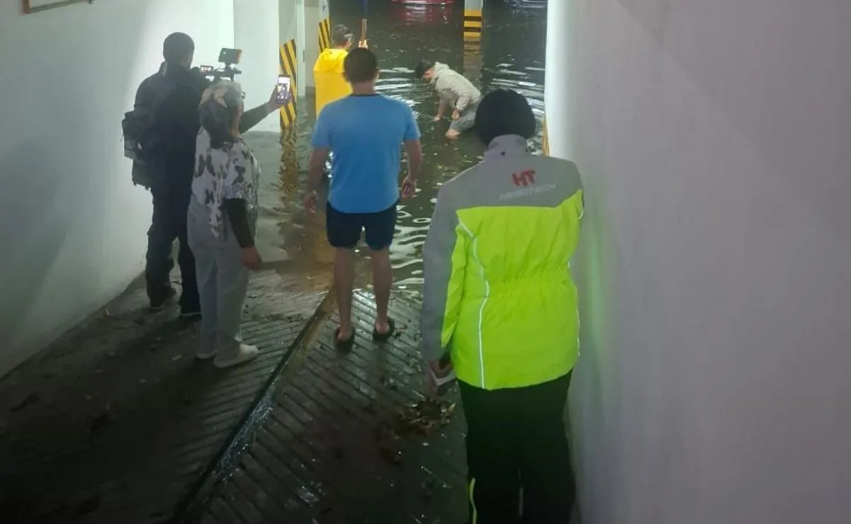Lluvias intensas inundan cuatro alcaldías de CDMX