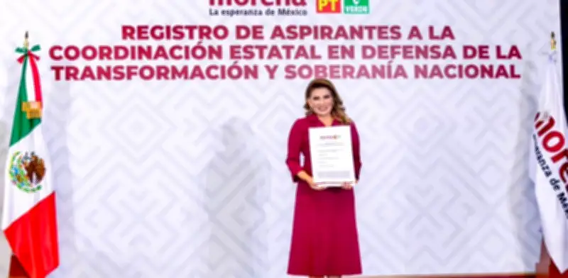 Lorenia Valles se registra para Coordinación Estatal de Defensa de la Transformación en Sonora