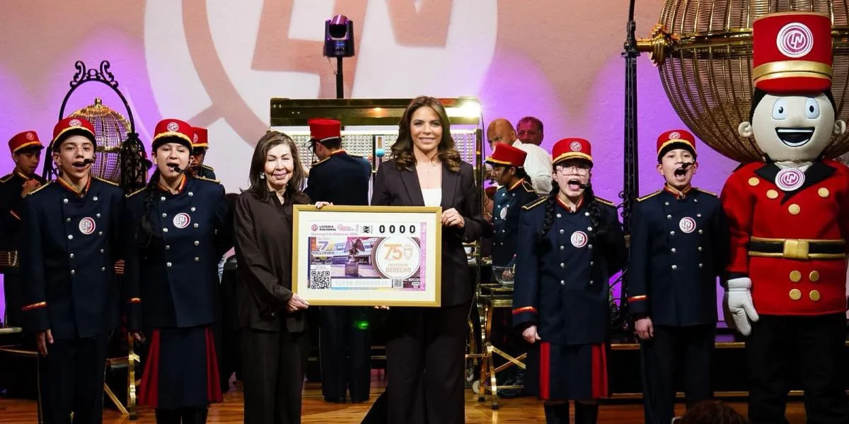 Lotería Nacional homenajea 75 años de la Facultad de Derecho de la UNAM con sorteo especial
