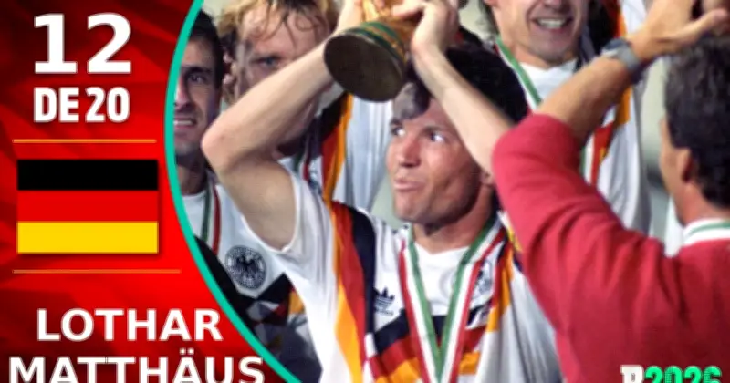 Lothar Matthäus: el 'Motor de Hierro' que conquistó cinco Mundiales