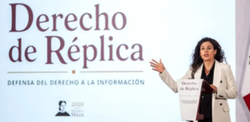 Luisa María Alcalde inicia conferencia semanal sobre derecho de réplica
