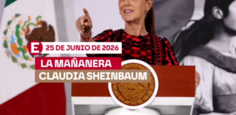 Mañanera de Sheinbaum hoy 25 de junio: temas y resumen en vivo