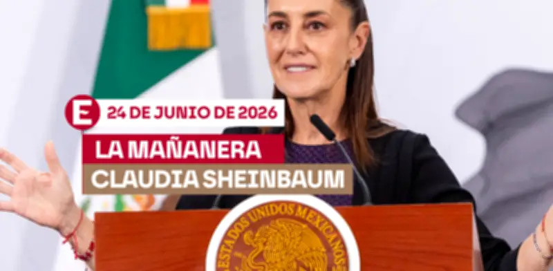 Mañanera Sheinbaum 24 junio: resumen y temas de la conferencia