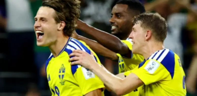 Mattias Svanberg anota el segundo gol más rápido en Mundiales con Suecia