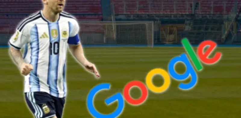 Messi en Google: confetti y balón activan homenaje por récord mundialista