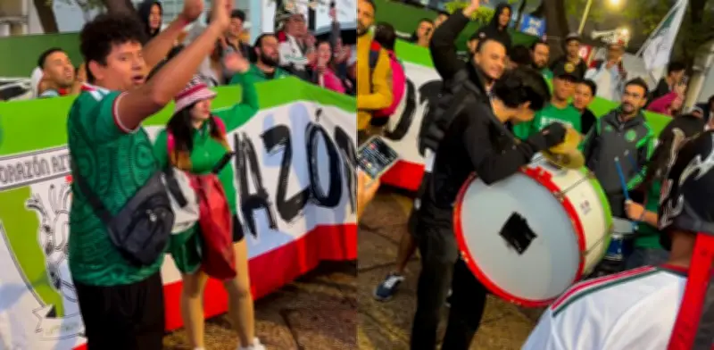 Miles de aficionados desafían la lluvia en el Ángel de la Independencia para apoyar a México ante Ecuador en el Mundial 2026