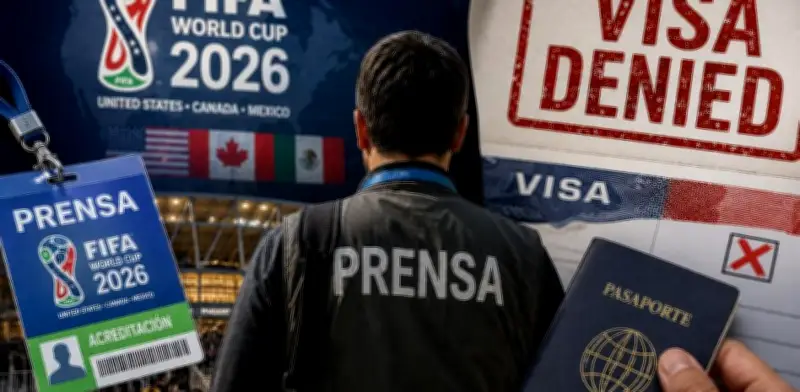 Mundial 2026: periodistas de Irán y África sin visas para cubrir el torneo