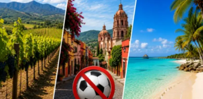 Mundial 2026: rutas turísticas en México para escapar del fútbol