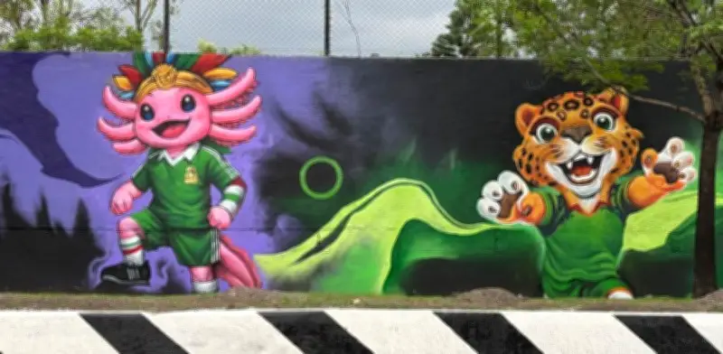 Murales en CDMX usan logos de FIFA sin permiso; riesgo legal