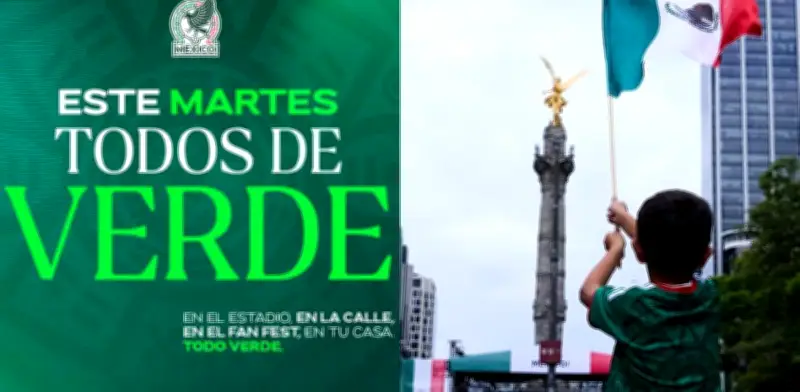 México pide afición vestir de verde para duelo ante Ecuador en Mundial 2026