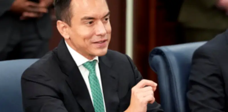 Noboa otorga inmunidad a extranjeros en guerra contra crimen en Ecuador