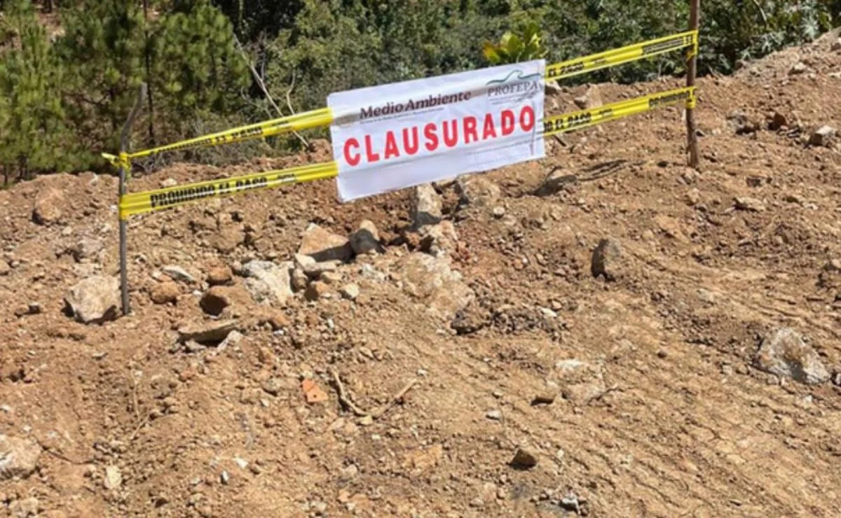 Profepa clausura obras irregulares en área natural protegida de Valle de Bravo