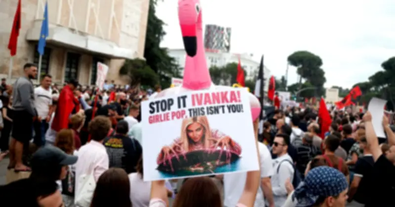 Protestas en Albania contra proyecto turístico de Ivanka Trump y Jared Kushner