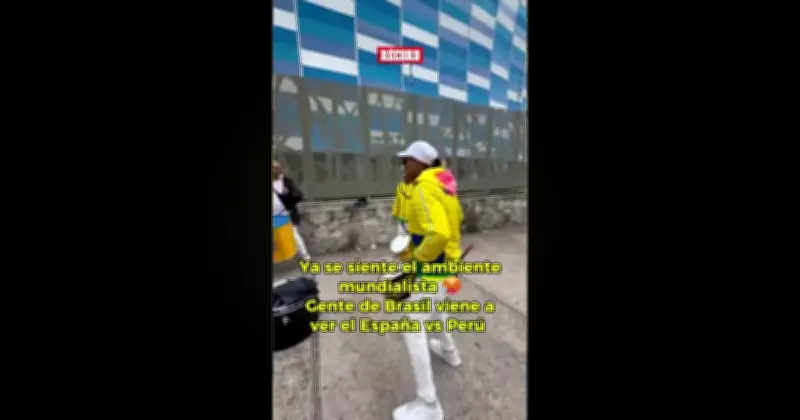 Samba en Puebla: afición brasileña presente en el amistoso España-Perú