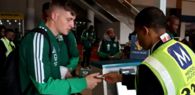 Selección de Sudáfrica llega a México para el Mundial 2026