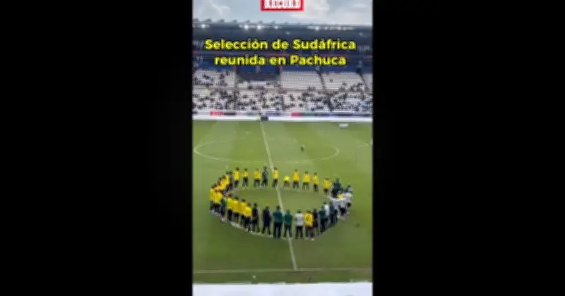 Selección de Sudáfrica llega a Pachuca para amistoso