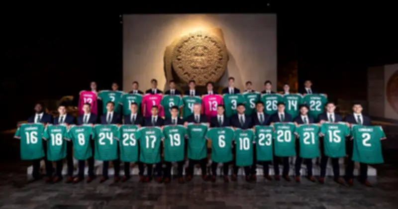 Selección Mexicana posa en el Museo de Antropología para su foto oficial del Mundial 2026