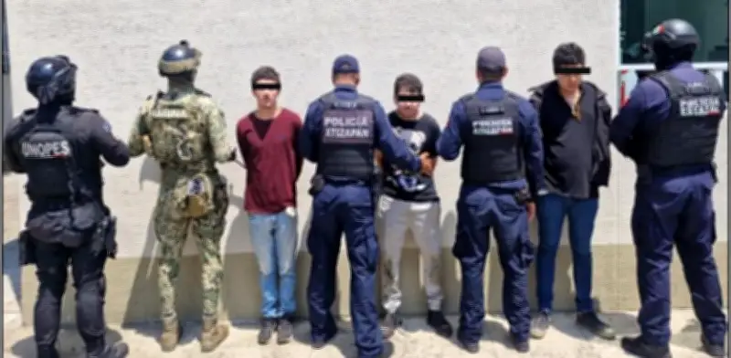 Semar detiene a varias personas en Edomex por diversos delitos