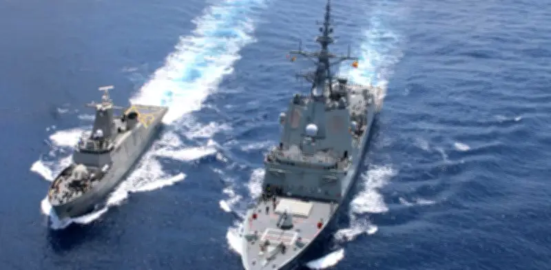 Semar y Armada Española realizan ejercicios navales PASSEX en el Pacífico