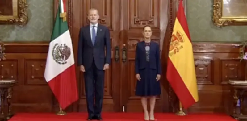 Sheinbaum recibe al rey Felipe VI; inicia nueva etapa bilateral