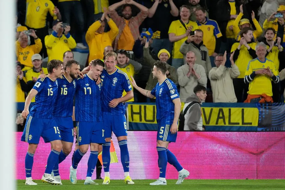 Suecia, a un paso del Mundial 2026 sin haber ganado en eliminatorias